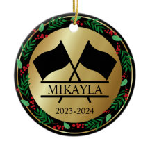 Färg Guard Marching Band jul Ornament