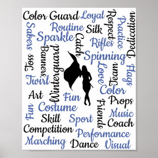 Färg Guard Poster