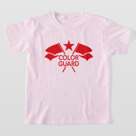 Färg Guard Trooper's Crossed Flaggor t-shirt