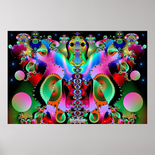 Färg gudinna poster (Framsidan)