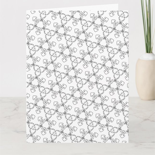 färg hälsningskort för stjärnor och pilar kort (Framsida)