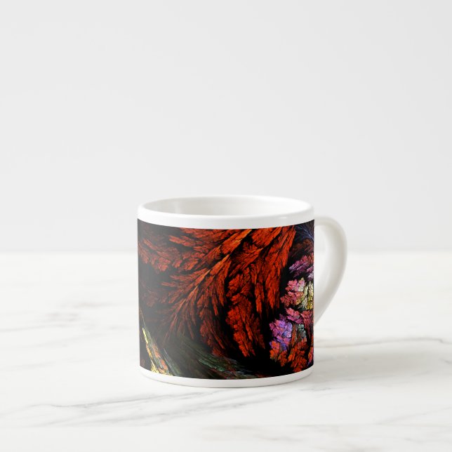 Färg Harmony Abstrakt Art Espresso Mugg Espressomugg (Framsida höger)