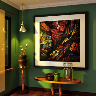 Färg Harmony Abstrakt Art Poster