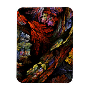 Färg Harmony Abstrakt Art Premium Magnet