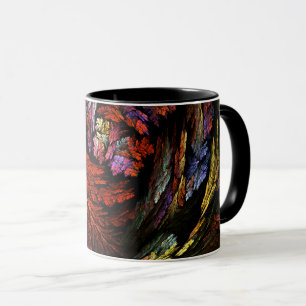 Färg Harmony Abstrakt Coffee Mugg