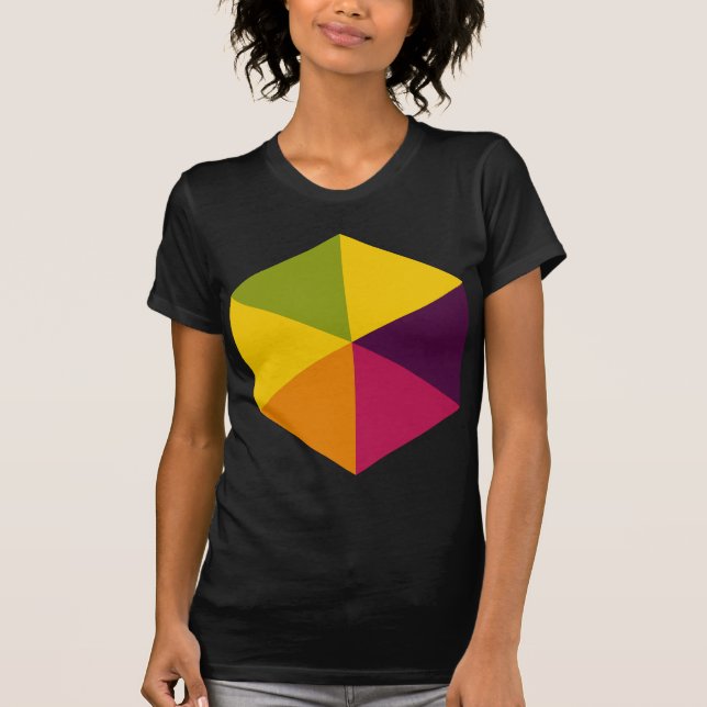 Färg Hexagon 01 T-shirt (Framsida)