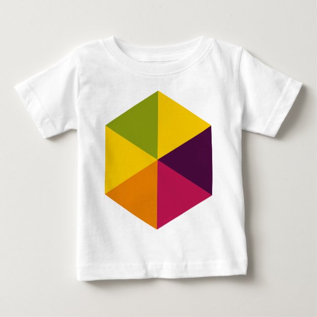 Färg Hexagon 01 T-shirt (Framsida)