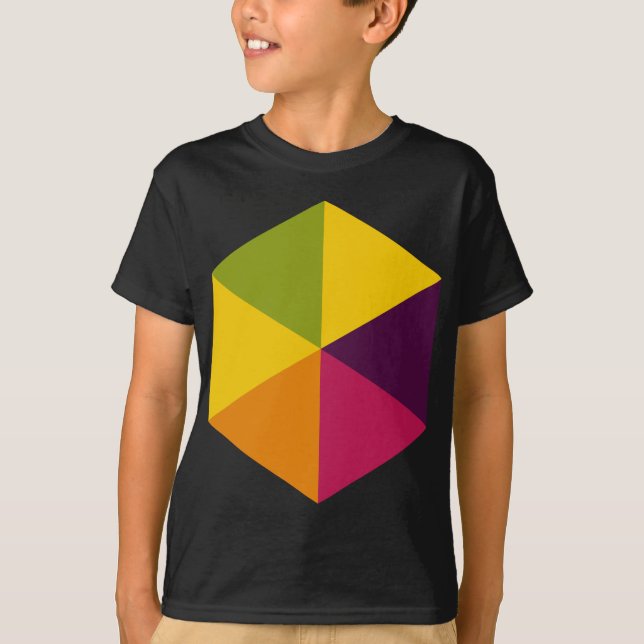 Färg Hexagon 01 Tee (Framsida)