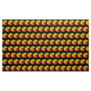 Färg Hexagon 01 Tyg