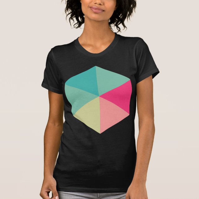 Färg Hexagon 02 T-shirt (Framsida)