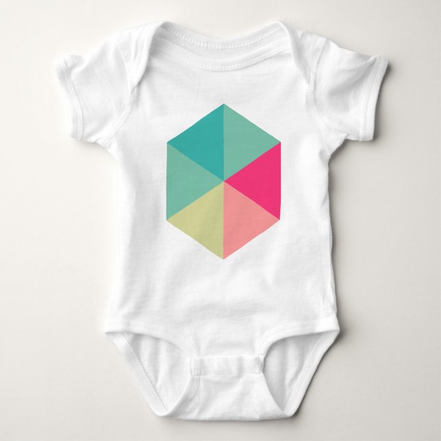 Färg Hexagon 02 T-shirt (Framsida)