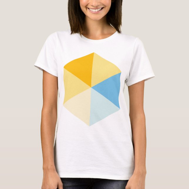 Färg Hexagon 03 Tee Shirt (Framsida)