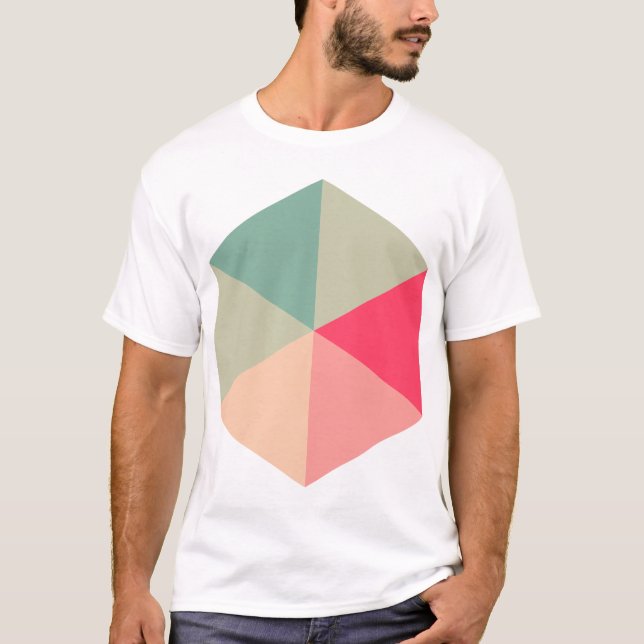 Färg Hexagon 04 Tröja (Framsida)