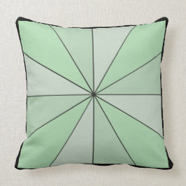 Färg-hjul 2 i 1 Grönt svart Kudde