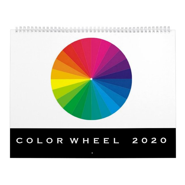 FÄRG HJUL ART CALENDAR 2020 KALENDER (Omslag)