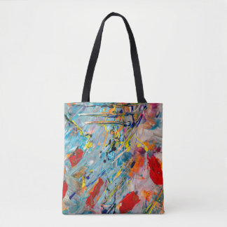 Färg Holi Tote Bag Tygkasse