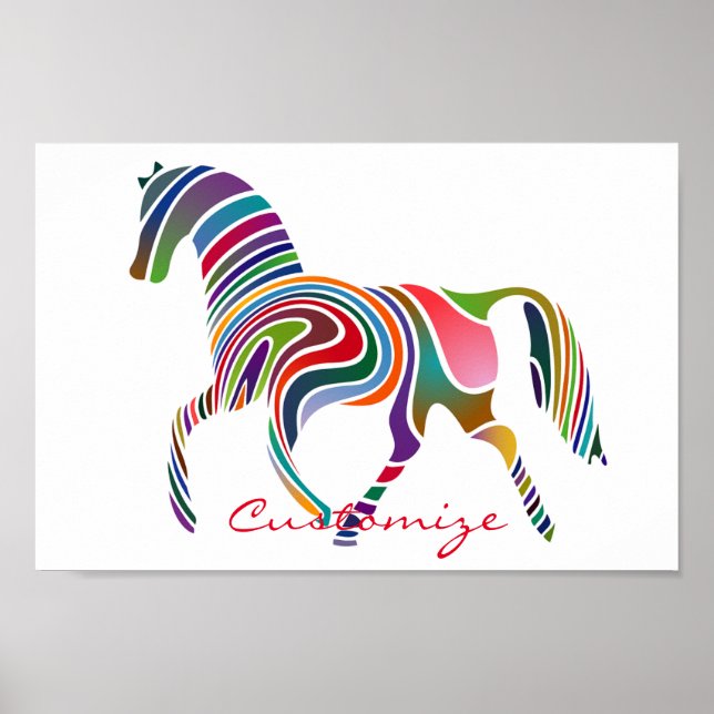 Färg Horse Thunder_Cove Poster (Framsidan)