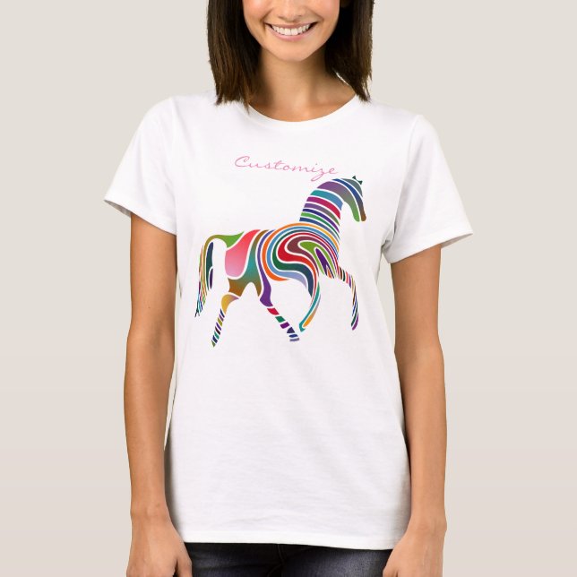Färg Horse Thunder_Cove T Shirt (Framsida)