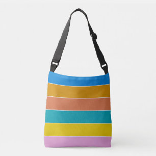 Färg i Bonaire, Tropical Stripe Axelväska