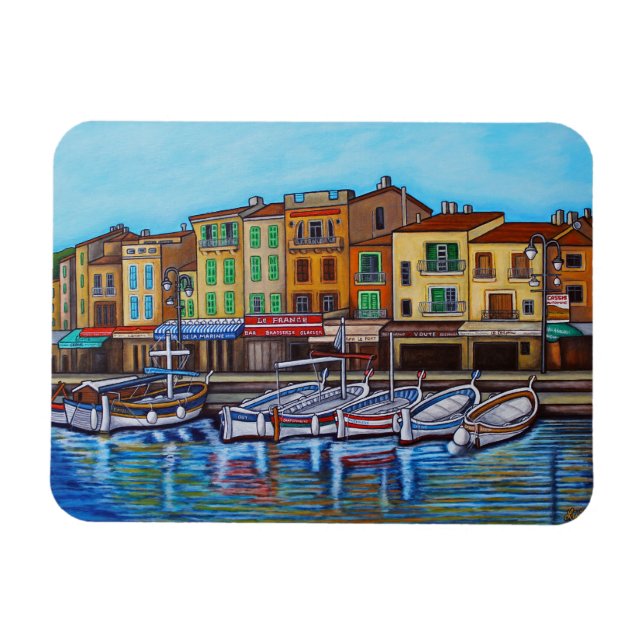 Färg i Cassis 3"x4"-fotomagnet Magnet (Horisontell)