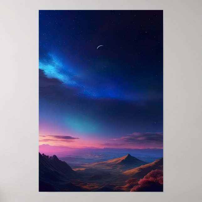 Färg i Celestial Canvas Poster (Framsidan)