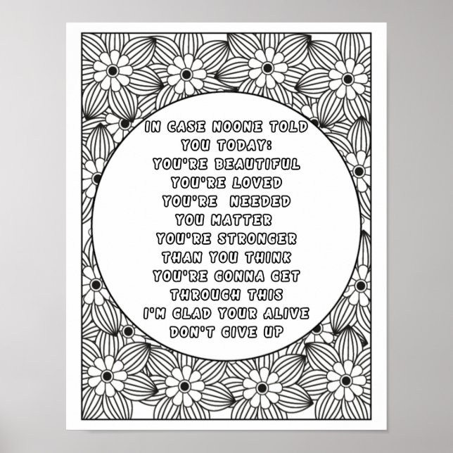 Färg i din värld: Vibranta ytor med positiv instäl Poster (Framsidan)