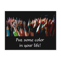 Färg i ditt liv Postpass-kort