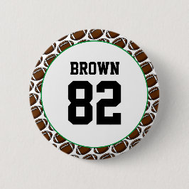 Färg i Football Namn Number Team Spirit School Knapp