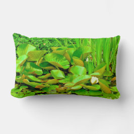 Färg i Grönt Pond Dekorativ kudde