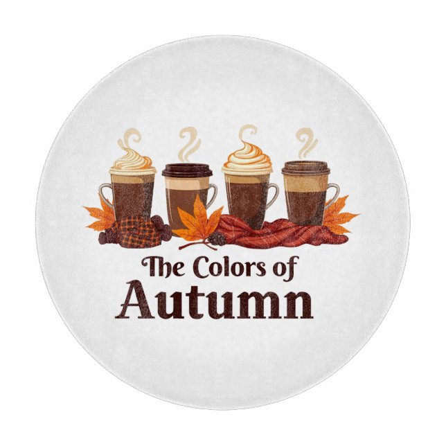 Färg i höstfällan Pumpkin Spice Coffee Fall (Framsidan)