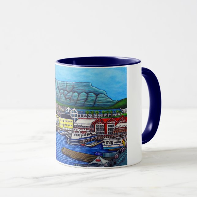 Färg i Kapstaden Coffee Mugg (Framsida höger)