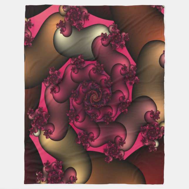 Färg i Kärlek Fractalers Fleece Blanket (Framsidan)