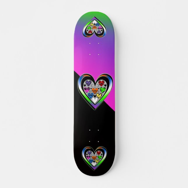 Färg i Kärlek Skateboard Deck (Framsida)