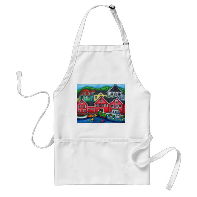 Färg i Lunenburg Apron Förkläde (Framsidan)