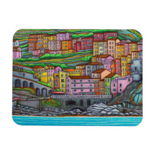 Färg i Manarola 3"x4"-fotomagnet Magnet