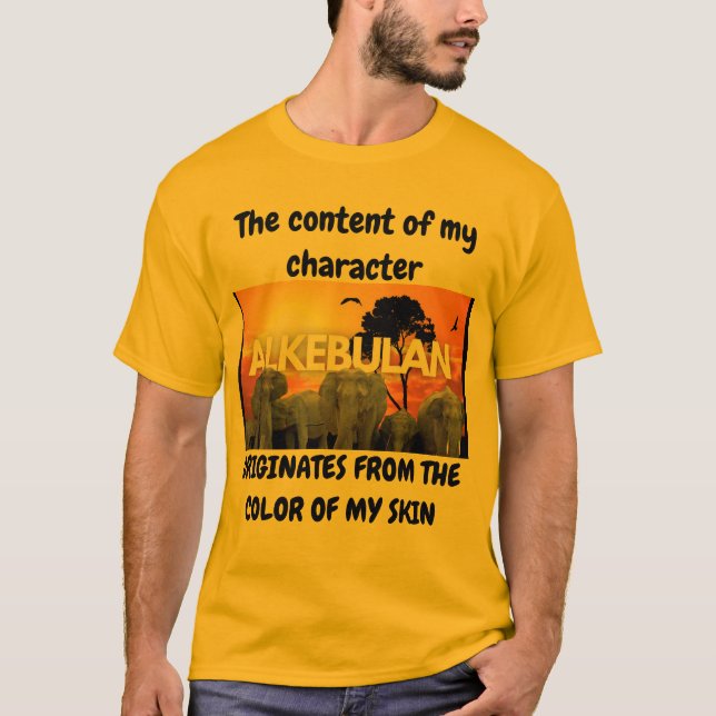 Färg i mitt skinn t shirt (Framsida)