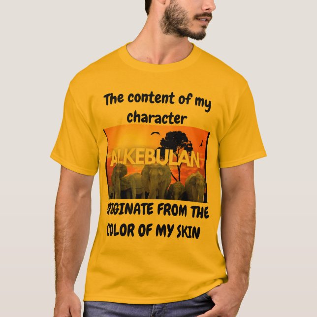 Färg i mitt skinn t shirt (Framsida)