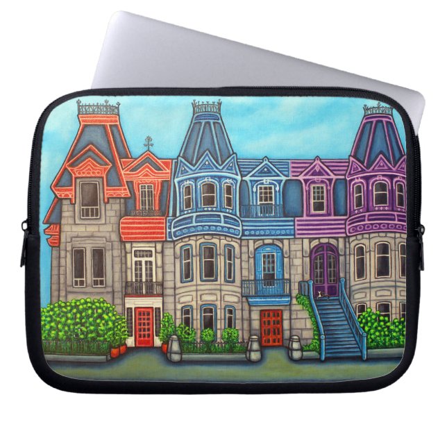 Färg i Montreal Laptop sleeve (Framsidan)
