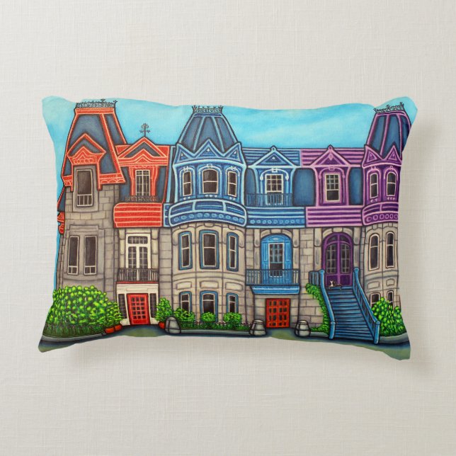Färg i Montreal Pillow Prydnadskudde (Baksidan)