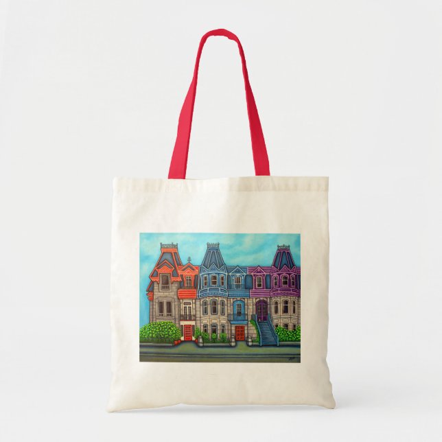 Färg i Montreal Tote Bag Tygkasse (Framsidan)