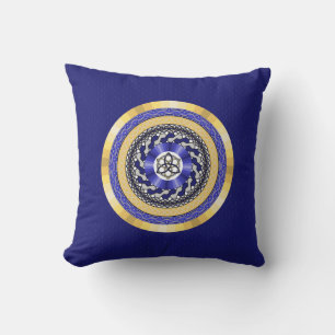 Färg i New Years Pillow Kudde