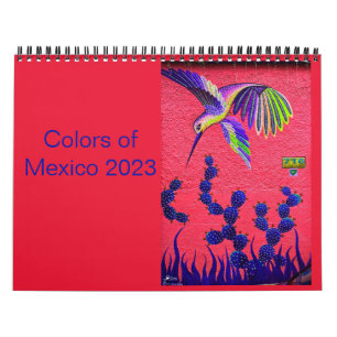 Färg i Oaxaca 2023 Kalender