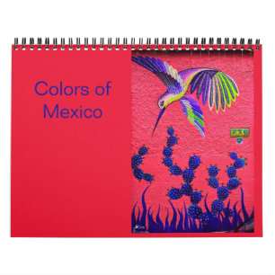 Färg i Oaxaca Calendar Kalender