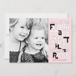 Färg i Pappa-Fars dag-kortet Inbjudningar