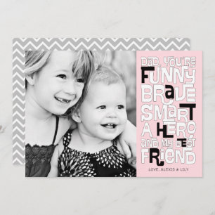 Färg i Pappa-Fars dag-kortet Inbjudningar