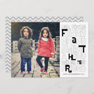 Färg i Pappa-Fars dag-kortet Inbjudningar