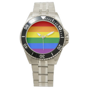 Färg i regnbågen armbandsur