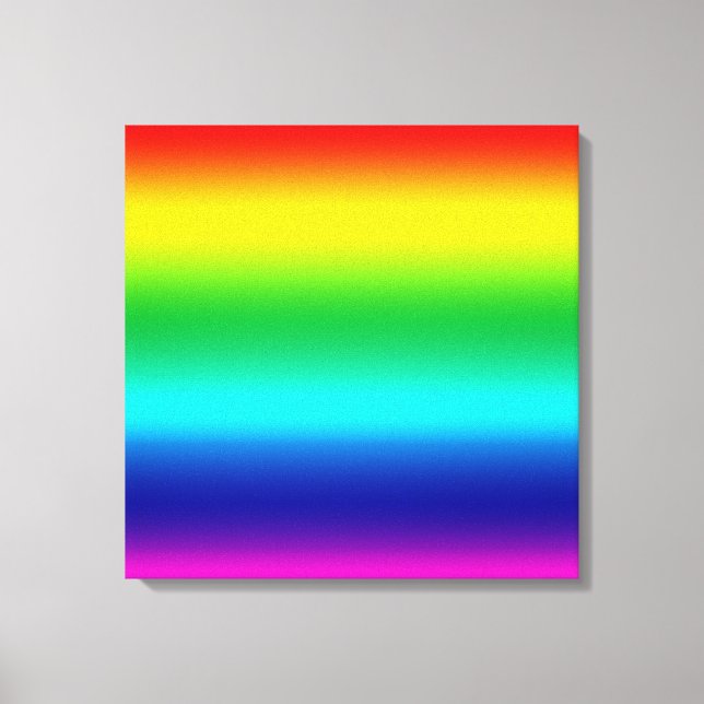 Färg i regnbågen canvastryck (Framsida)