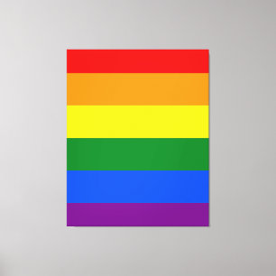 Färg i regnbågen canvastryck