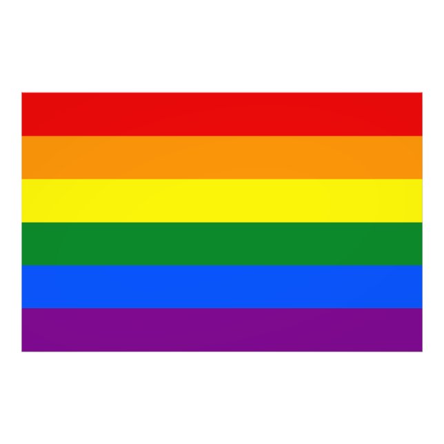 Färg i regnbågen fototryck (Framsidan)